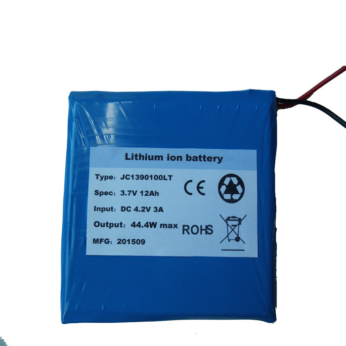 Non Toxic SGS Flat 3.7V 1S2P Lipo Ultra Thin Battery Pack