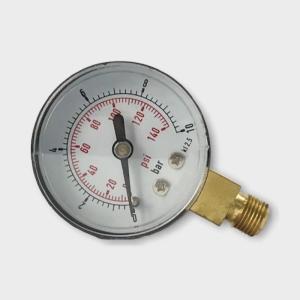 Quality 10 Bar Brass Connection Utility Pressure Gauge Flow Manometer 40mm 1/8 NPT wholesale