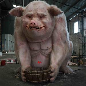 Quality Customized Animatronic Realistic Pigs Adult Age For Shopping Malls wholesale