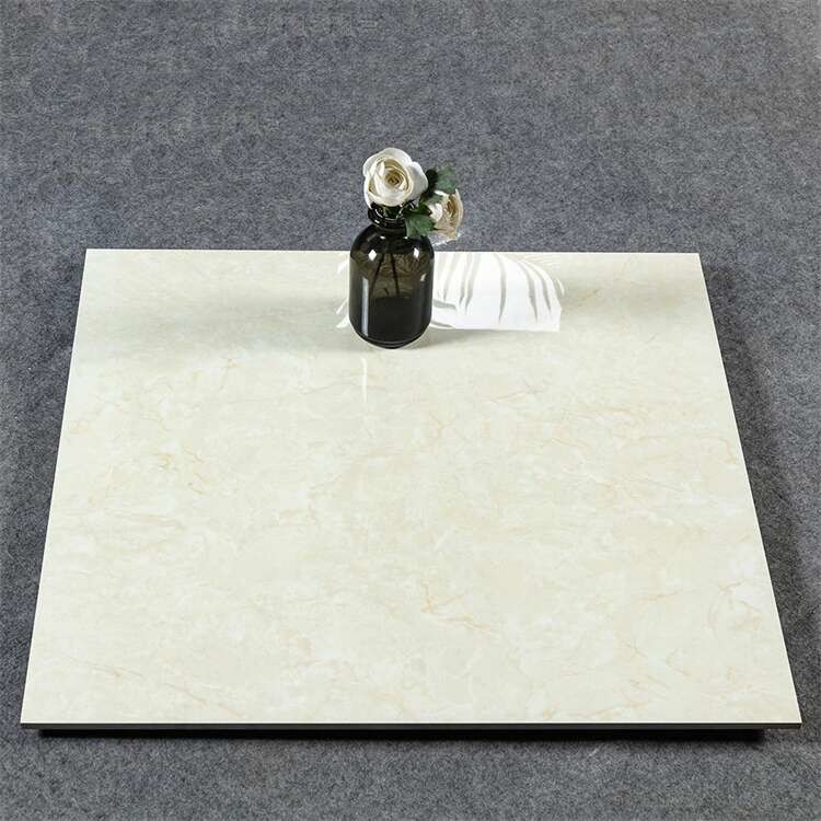Full Glazed Polished Large Slab Porcelain Floor Tiles Marble Grain
