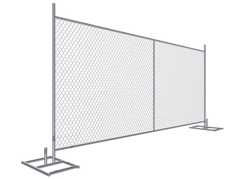 W3.66m Chain Link Construction Fence , H1.8m Temporary Chain Link Fence Panels
