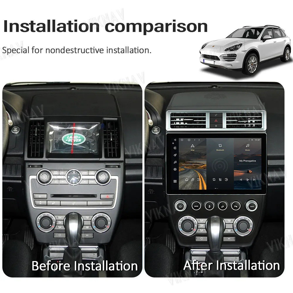 13.1 Inch Stereo For 2006-2015 Land Rover Discovery Freelander Navigation GPS Multimedia DVD Player Wireless Carplay 4G