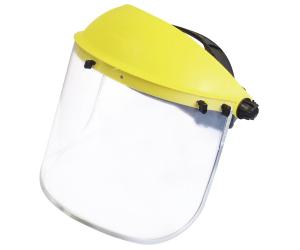 Quality Yellow Face Shield Welding Mask PVC PC PMMA Face Shield Safety Mask wholesale