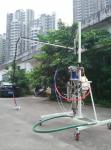 resin spray machine with fiber chopper