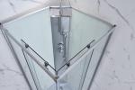 Luxury 4mm Glass Enclosure For Bathroom 35''X35''X85''