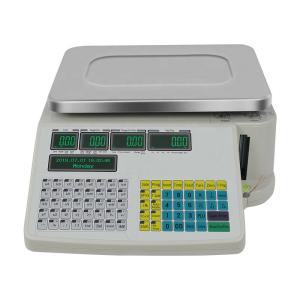 Quality Double Screen Barcode Weight Machine , APP Control Label Printing Scale wholesale