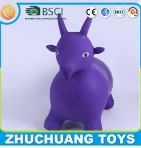 Quality kids jumping pvc inflatable goat to wholesale