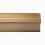 6063 T5 Architectural Aluminium Profiles Middle Seam Strip Skirting Line