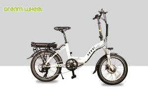 Quality TUV EN15194 Battery Powered Folding Bike 36V 10Ah Li Ion Battery wholesale