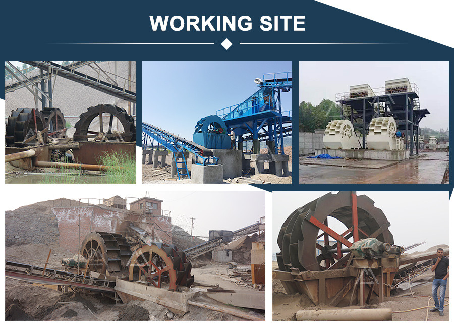Wheel Vibrating Screen Machine 7.5kw 180 TPH Gold Spiral Sand Washing Machine