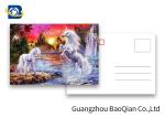 Souvenir Gift 3D Lenticular Card With Customized Logo / Lenticular Photo