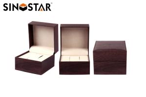 Quality Single Watch Packing Box , Full Color Offset Printing Mens Watch Storage Box wholesale