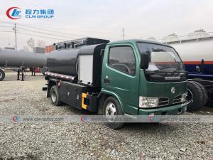 Quality Dongfeng 5m3 5cbm Small Right Hand Drive Fuel Tanker with Oil Pump and Refuel Dispenser Truck wholesale