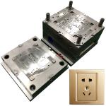 Indoor Plastic Wall Plugs Plastic Electronic Parts Injection Moulded Plastic