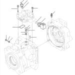 Wheel Loader Main Pump 708-1W-00952 708-1W-00731 WA500-6 Hydraulic Pump