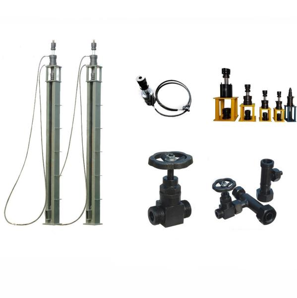 Total Height 3460 mm Hydraulic Chuck Type Jacks for Chinese Stock and Tank
