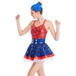Amazing Tap Costume Race Back Dance Dress Performance Wear