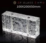 Hotel Clear Float Handrail Pavement 6x8 Glass Block