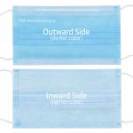 Colored Disposable Safety Mask , 3 Ply Disposable Face Mask High Density Filter