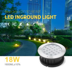 Quality 18W White IP68 Waterproof LED Ground Light SMD 3030 1600LM Inground Light wholesale