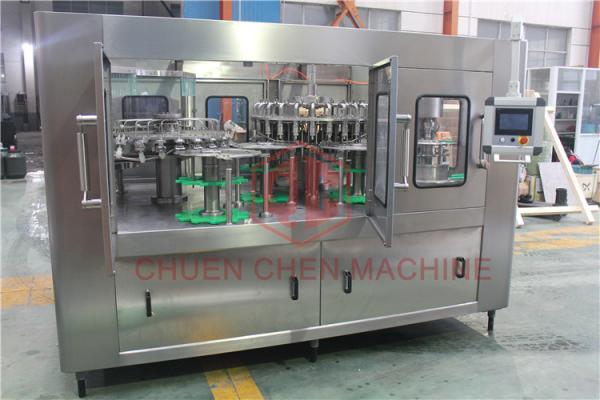Combi Rotary Non Carbonated Water Bottle Filling Machine , Plastic Bottling
