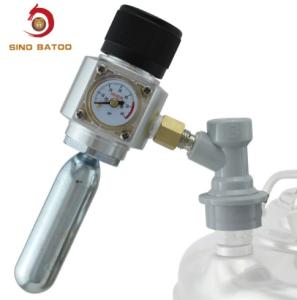 Quality Portable Aluminum Compact CO2 Regulator 60PSI For Carbonation wholesale