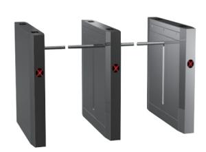 Quality ID Card Outdoor Dual Way 180 Angle Barrier Arm Gates with 304# Stainless Steel Plate wholesale