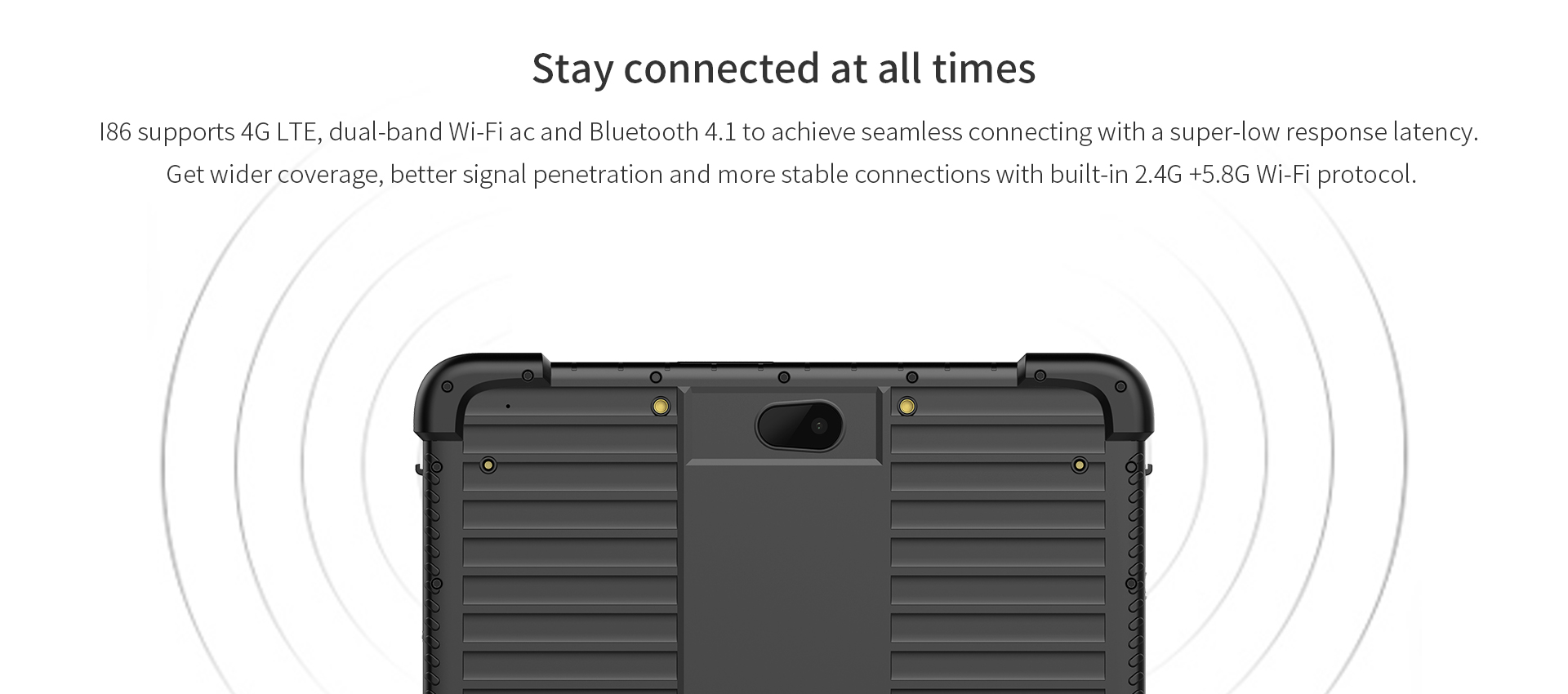 Rugged Tablet with 1D/2D Data Collection ODM/OEM Win Mil-Std-810H IP67 Waterproof 4G LTE