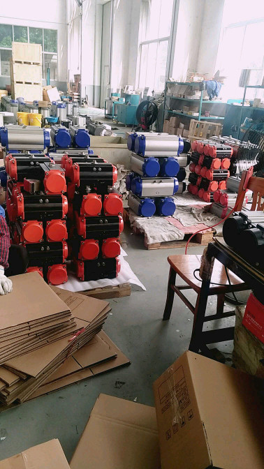 Pneumatic Rack and Pinion Actuator double action spring return Pneumatic Actuator Valve