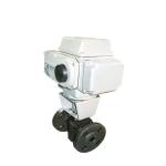 Dn100 Pn16 WCB Flange Electric Explosion Proof Actuator Stainless Steel Exd II