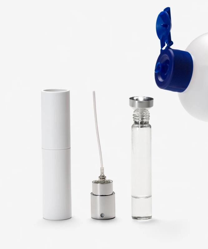 SGS Passed Fancy Mini Perfume Atomiser Glass Bottle 10ml For Travel