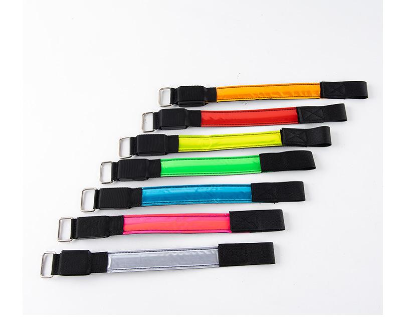 Rechargeable led luminous arm with LED reflective bracelet luminous with fun run outdoor sports running lights
