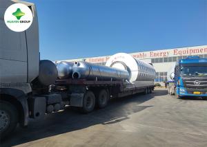 Quality Scrap Auto Tyre Pyrolysis Equipment Intermittent Horizontal Rotating wholesale