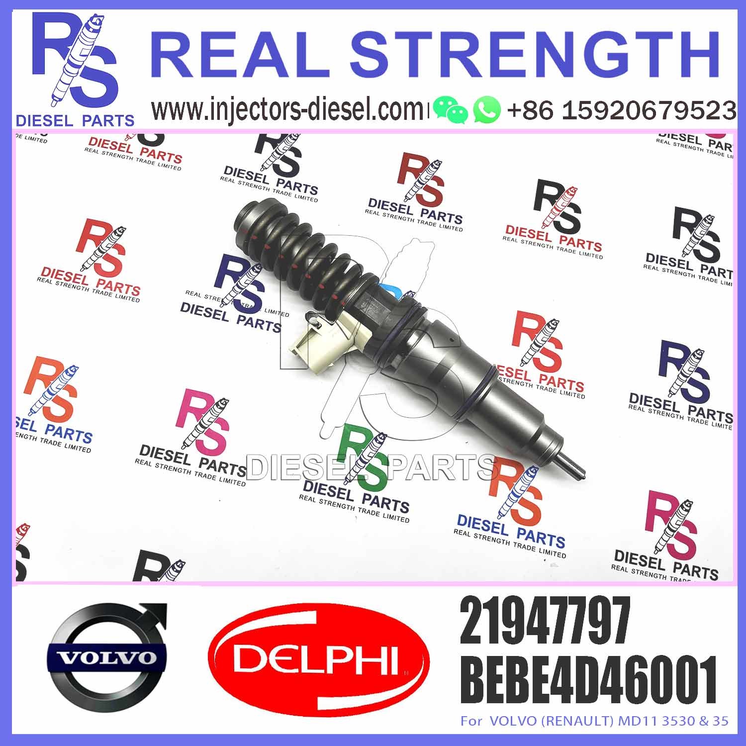 21582094 21582096 21582098 21582101 ELIC Engine Common Rail Fuel Injector 21586282 21644596 21698153 21947757 21947762