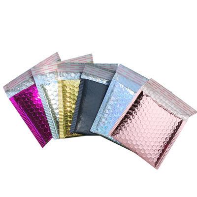 Professional Production Custom Poly Rose Gold Black Bubble Bubble Mailer Wrap