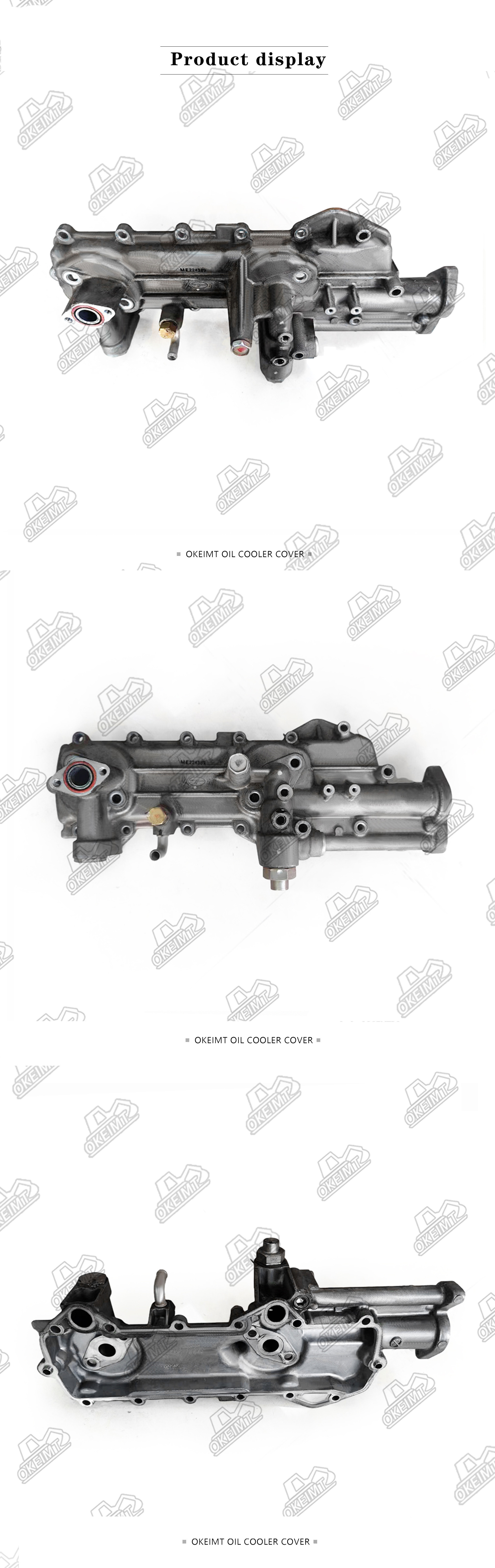 Genuine Engine Parts Engine Oil Cooler Cover for Mitsubishi Fuso 4M50