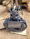 Excavator Hydraulic Log Grapple Rotating or Mechanical Grapple