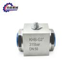 Stainless Steel KHB-G2'' 315bar High Pressure Ball Valve Hydraulic Gas/Water/Oil