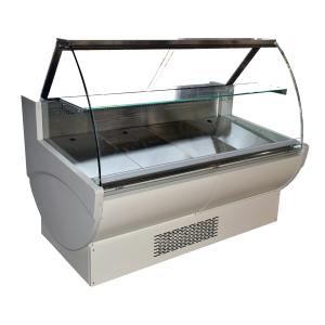 Quality Ultra Thin Commercial Deli Display Refrigerator With Back Refrigerated Storage Cabinet wholesale