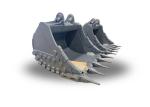 1 Cbm 1 Ton Excavator Rock Bucket In Mining Work