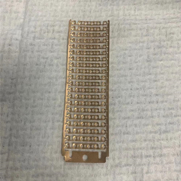 Brass Color Material Splicing SMT Copper Clip Buckle
