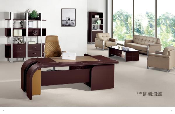 luxury office executive leather table furniture/luxury leather office executive