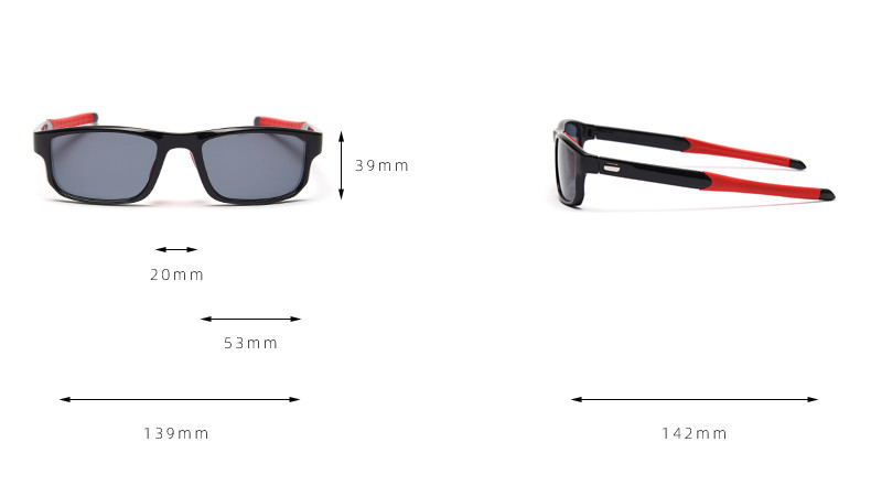 BSCI Cycling Running Sunglasses TR90 UV400 Polarized Sport