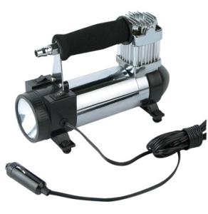 Quality 12v Black Chrome Metal Potable 3 In 1 Vehicle Air Compressors Kits For Cars wholesale