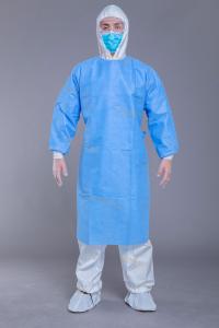 Quality EO Sterilized SMMS Fabric Surgical Disposable Gowns With Knitted Cuff wholesale