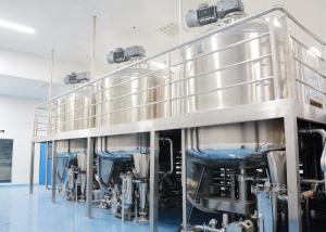 Quality 20000L Soap Cosmetic Mixing Tank 60rpm Liquid Detergent Mixing Tank wholesale