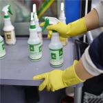 Anti Chemicals Long Sleeve Rubber Gloves Unlined Abrasion Resistance