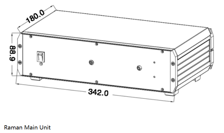 Portable 785 Raman Spectrometer 176cm-1-3500cm-1 Res. 8cm-1 Hamamatsu S11510 YIXIST YOA-8401-785-02