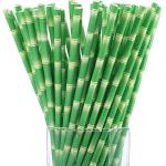 Commercial Wedding Decorative Paper Straws Customer Printed Coloured Paper