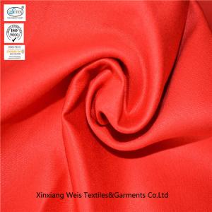 Quality Red Cotton Non Flammable Workwear 16s*10s Fireproof Fabric wholesale